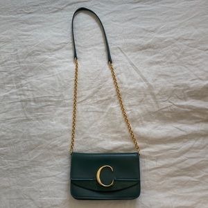 CHLOE - Dark Green Crossbody